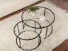 Set stolića za kavu Novato 121 (Crna)