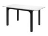 Asztal Oswego 135 (Fehér márvány + Fekete)