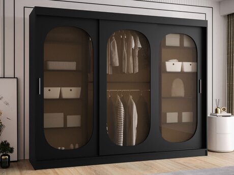 Garderobeskab Hartford 522 (Sort)