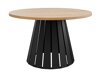 Salontafel Oswego 134 (Zwart + Eiken)