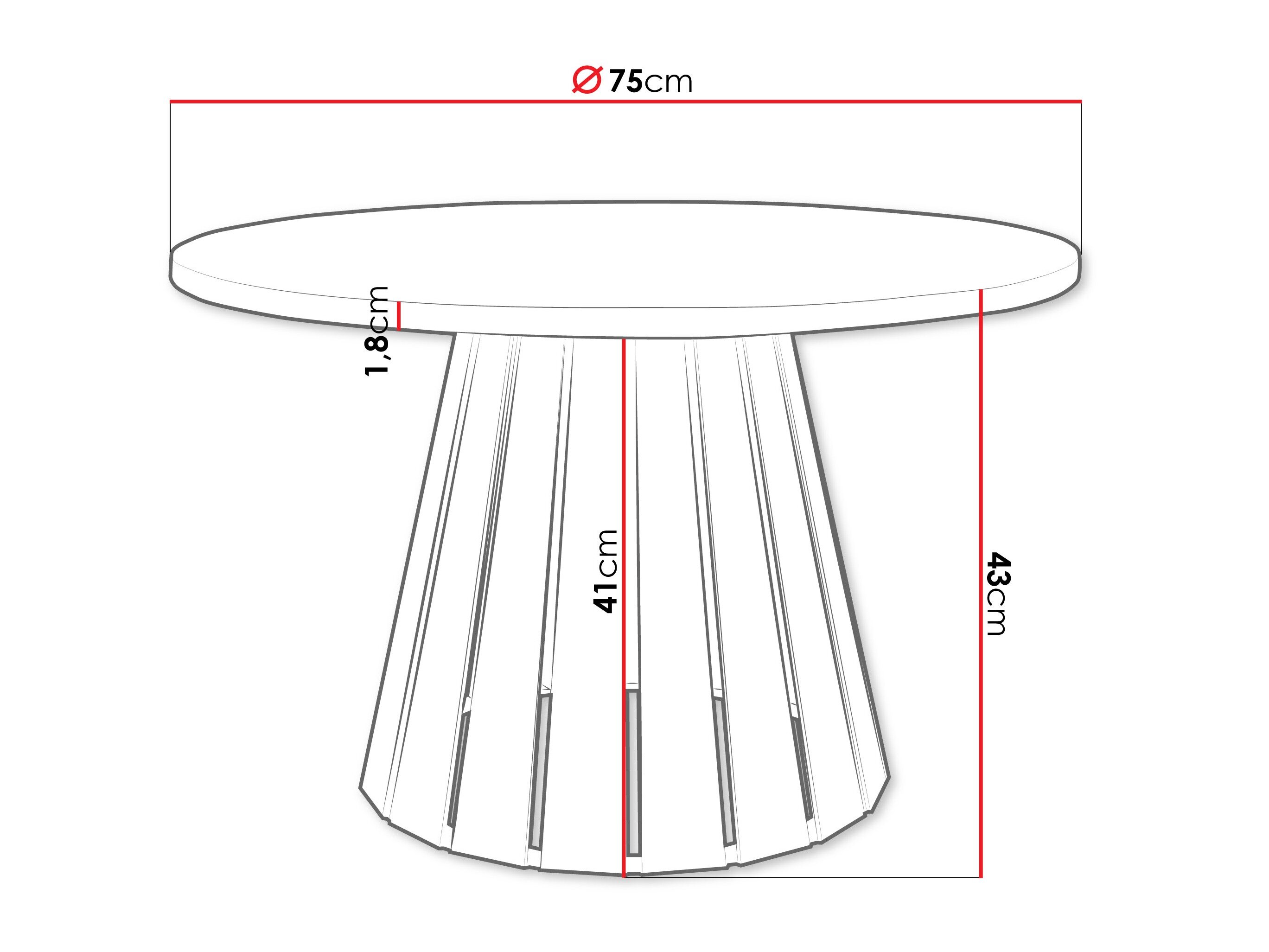 Salontafel Oswego 134 (Zwart + Kasjmier)