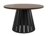 Salontafel Oswego 134 (Zwart + Notenhout)