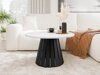 Salontafel Oswego 134 (Zwart + Wit marmer)