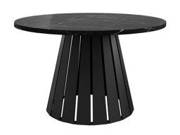 Salontafel Oswego 134 (Zwart + Zwart marmer)