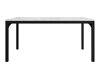 Salontafel Oswego 138 (Wit marmer + Zwart)