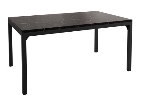 Salontafel Oswego 138 (Zwart marmer + Zwart)