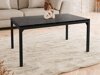 Salontafel Oswego 138 (Zwart marmer + Zwart)