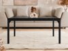 Salontafel Oswego 138 (Zwart marmer + Zwart)