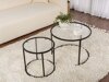 Set de măsuțe de cafea Novato 123 (Negru)