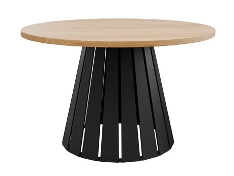 Sofabord Oswego 134 (Sort + Egetræ)