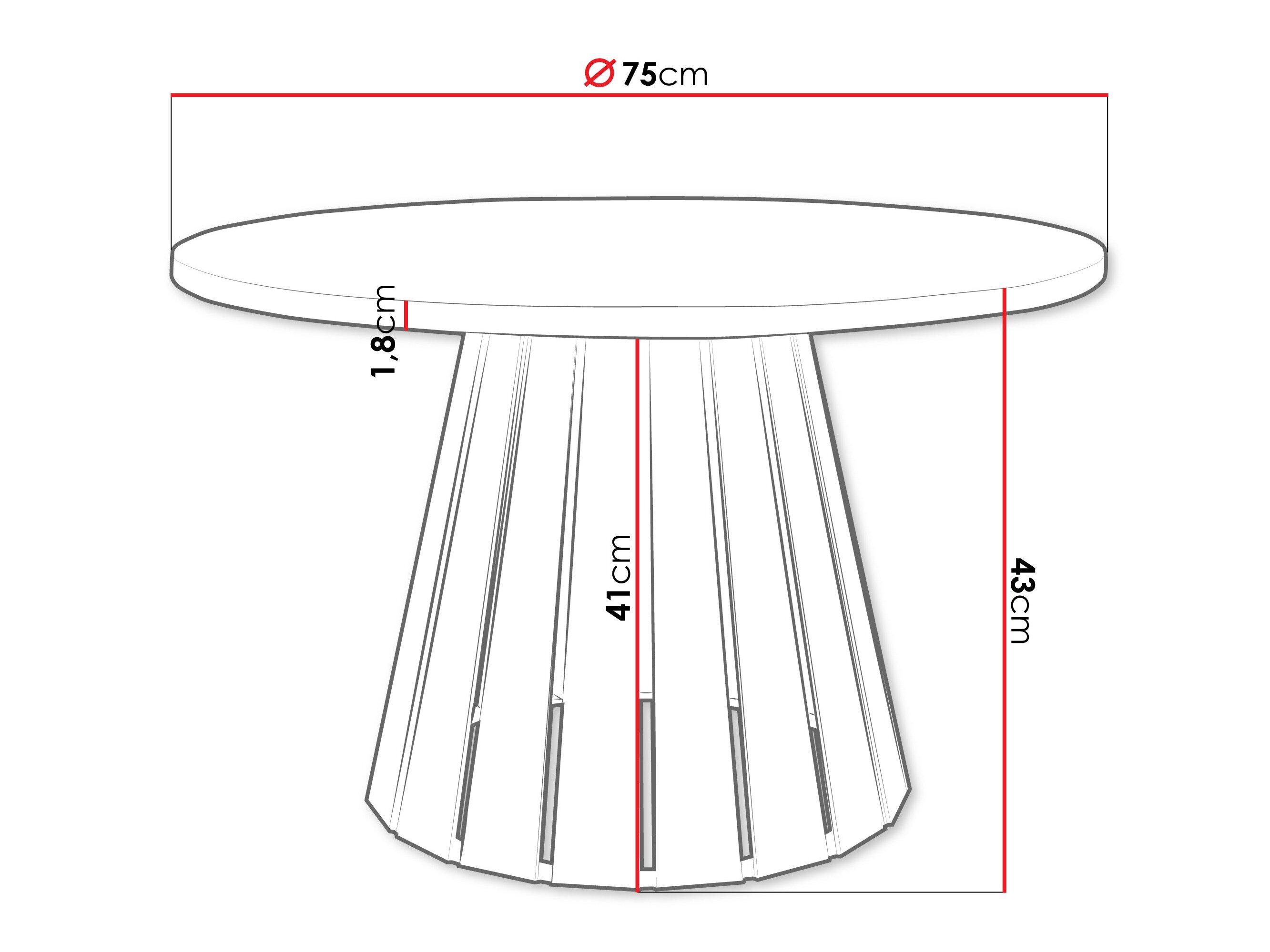 Sofabord Oswego 134 (Sort + Grå)
