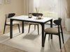 Tafel Oswego 136 (Wit + Zwart)