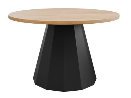 Salontafel Oswego 139 (Zwart + Eiken)