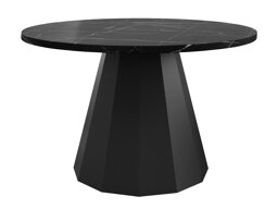 Salontafel Oswego 139 (Zwart + Zwart marmer)