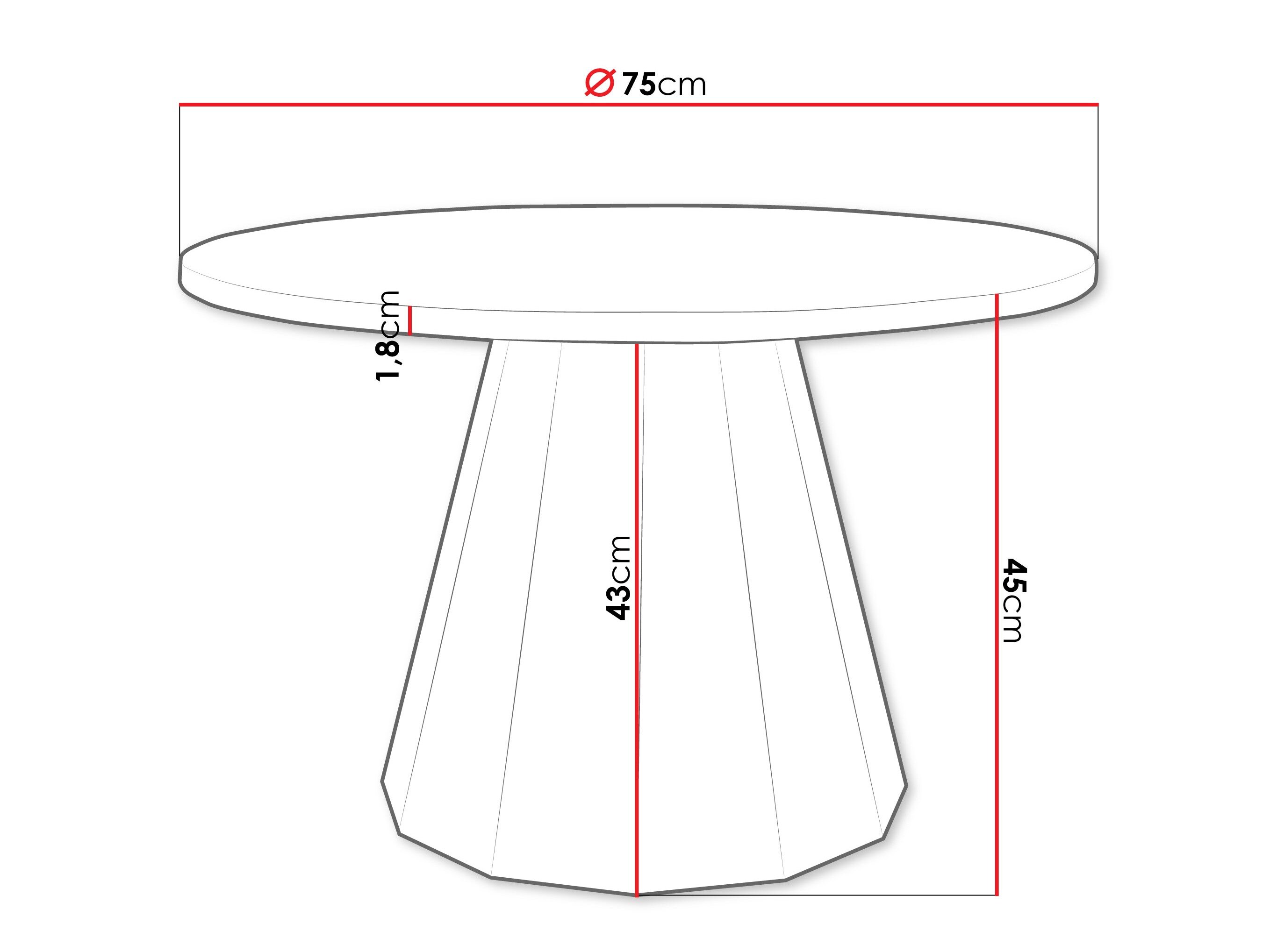 Sofabord Oswego 139 (Sort + Egetræ)