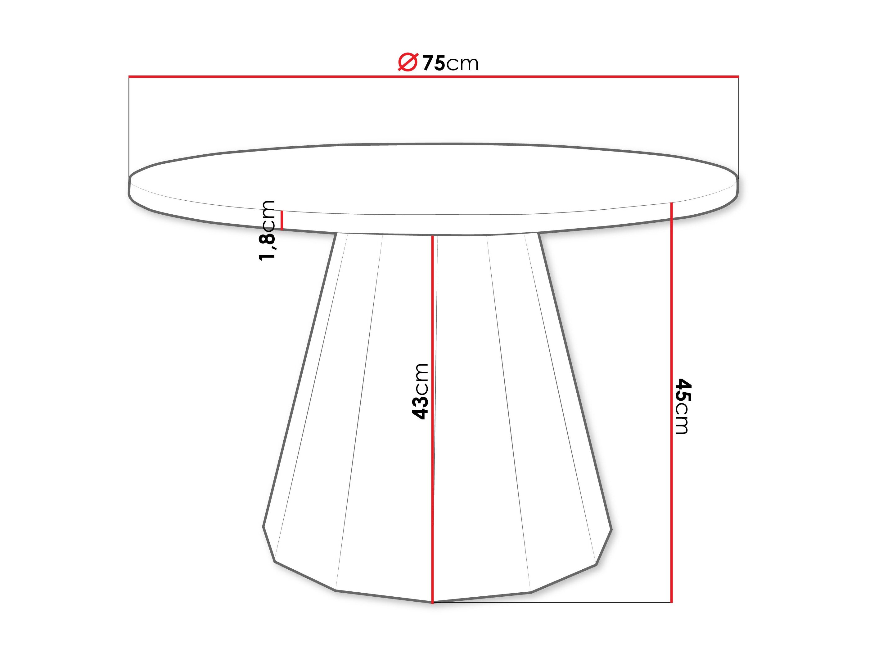 Sofabord Oswego 139 (Sort + Kashmir)