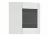 Modularna kotna stenska omarica Top White 160