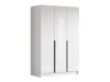 Garderobeskab Closico 198 (Glansfuld hvid + Sort)