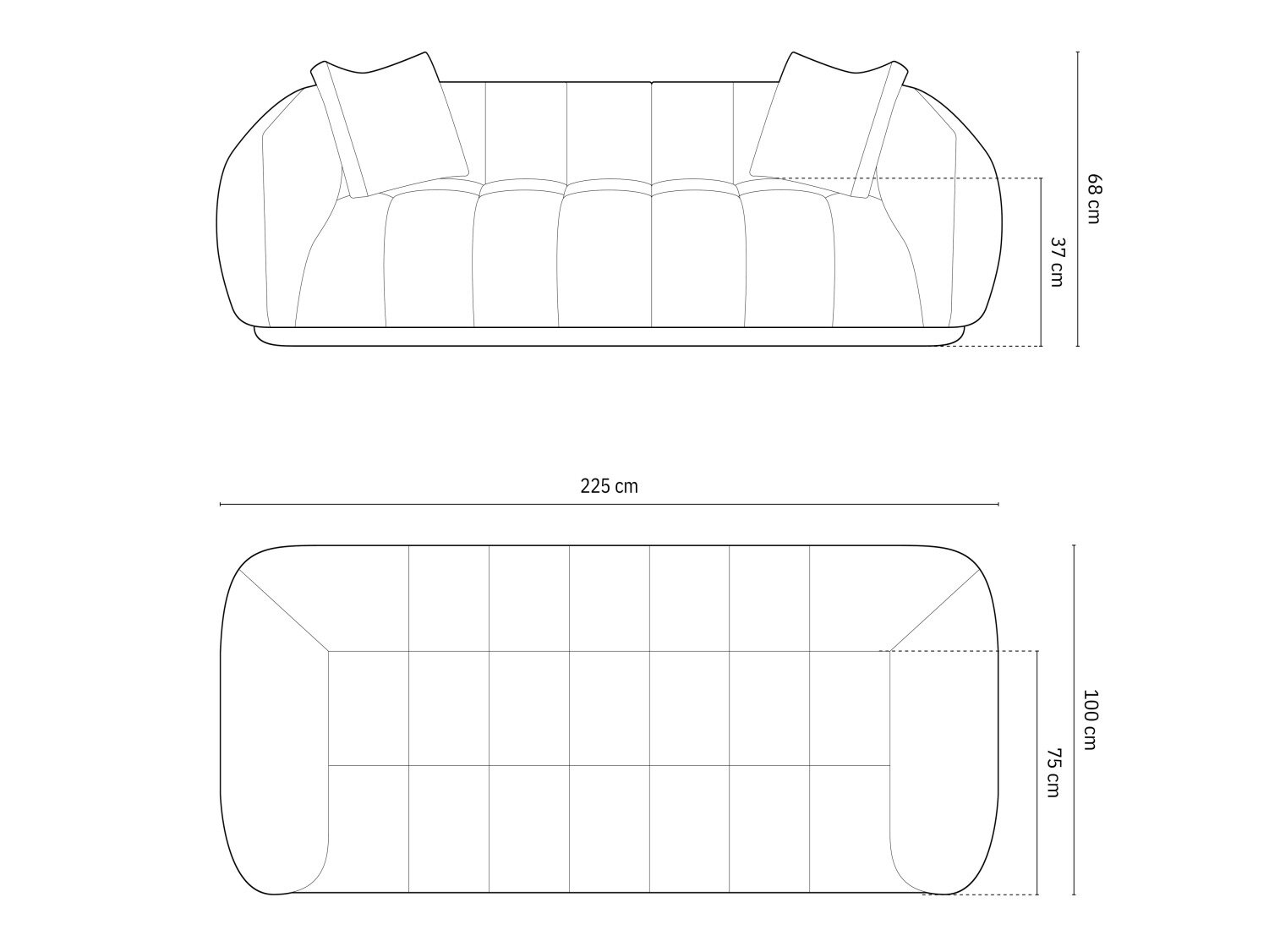Sofa Beckley 173 (Heritage Pearl)