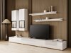 Set de living Serodeu 100 (Alb + Alb lucios)