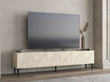 TV-állvány Kailua 2547 (Könnyű travertin)