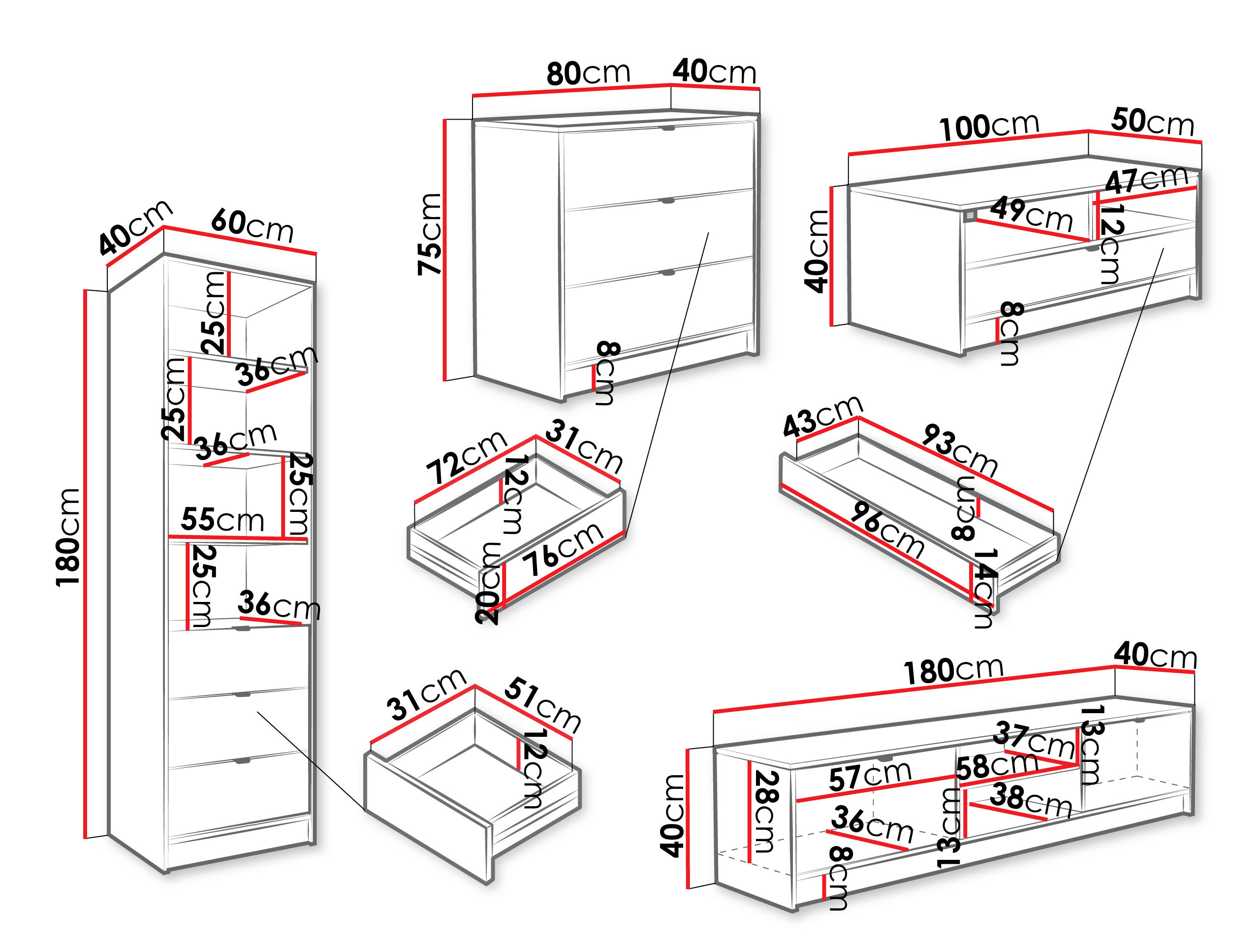 Stuemøbelsæt Comfivo Larmire 118 (Beige)