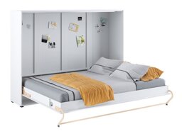 Muurbed Concept Pro Lenart IV (Wit + Glanzend wit)