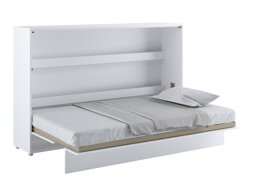 Zidni krevet Concept Pro Lenart V (Sjajno bijela)