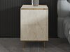 Нощно шкафче Kailua 2575 (Светъл Travertine + Златно)