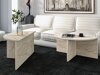 Dohányzóasztal szett Kailua 2581 (Világos Travertine)