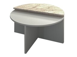 Set de măsuțe de cafea Kailua 2581 (Gri + Deschis Travertine)