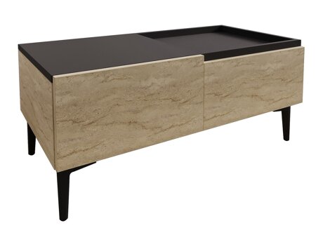 Dohányzóasztal Kailua 2586 (Világos Travertine + Antracit)