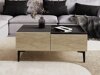 Dohányzóasztal Kailua 2586 (Világos Travertine + Antracit)