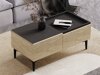 Dohányzóasztal Kailua 2586 (Világos Travertine + Antracit)
