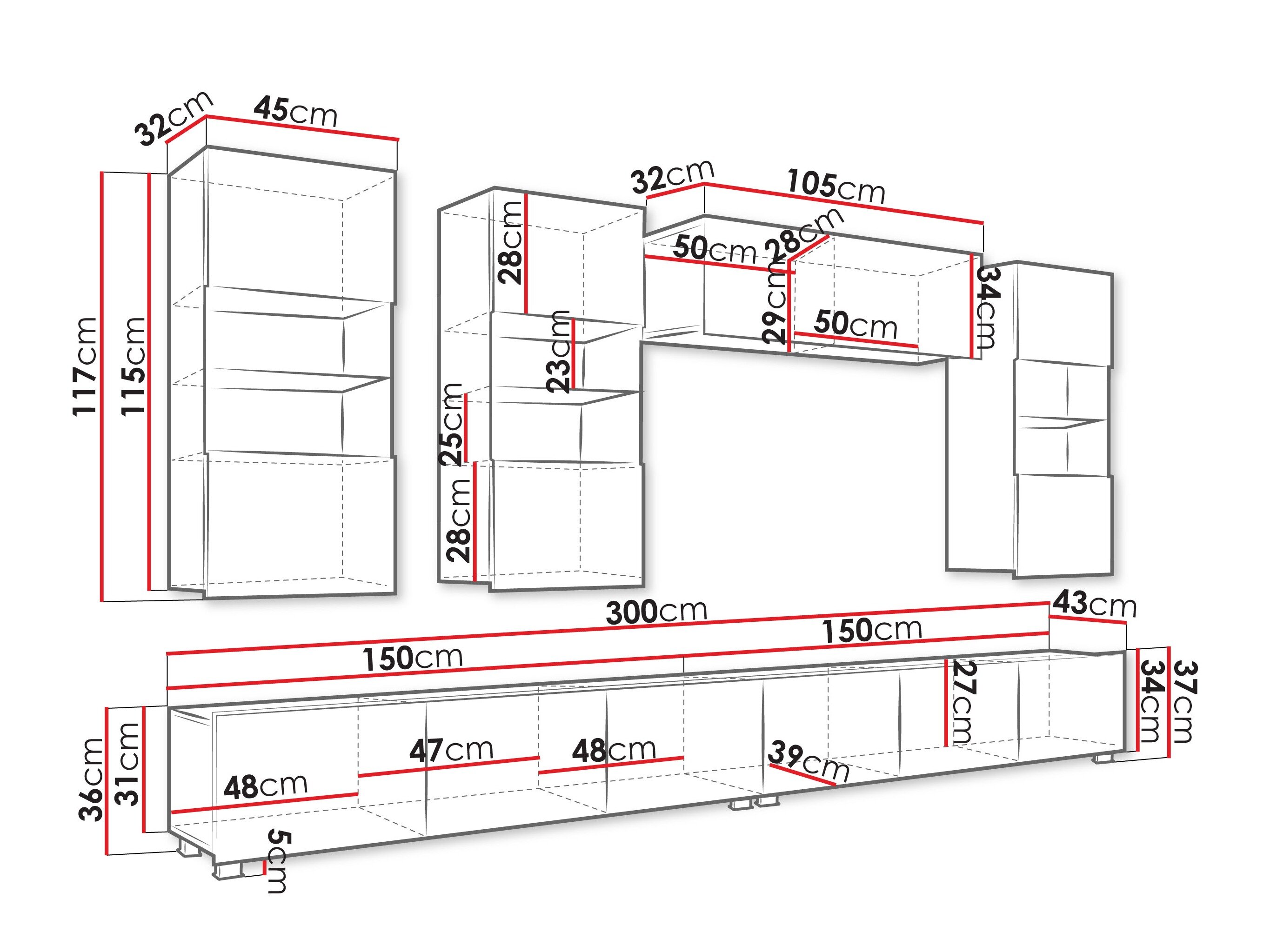 Stuemøbelsæt Remus V (Kashmir)