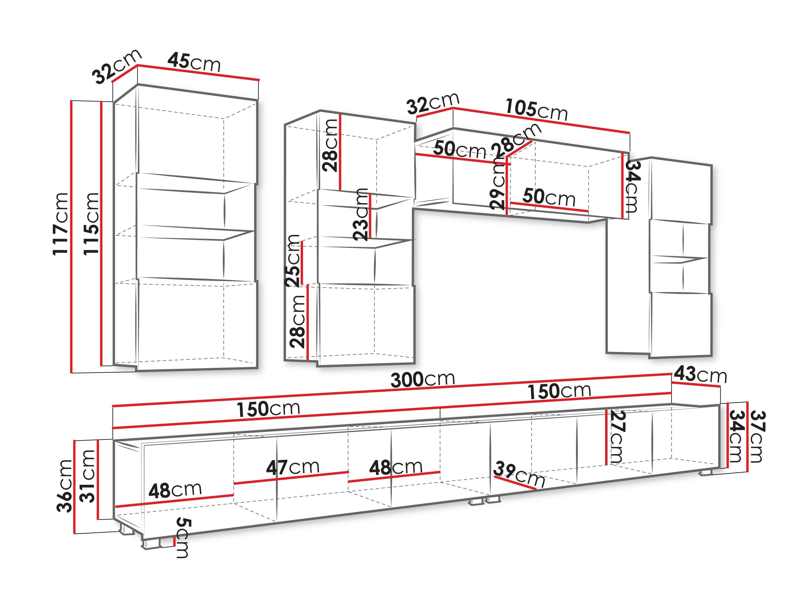 Stuemøbelsæt Remus V (Kashmir)