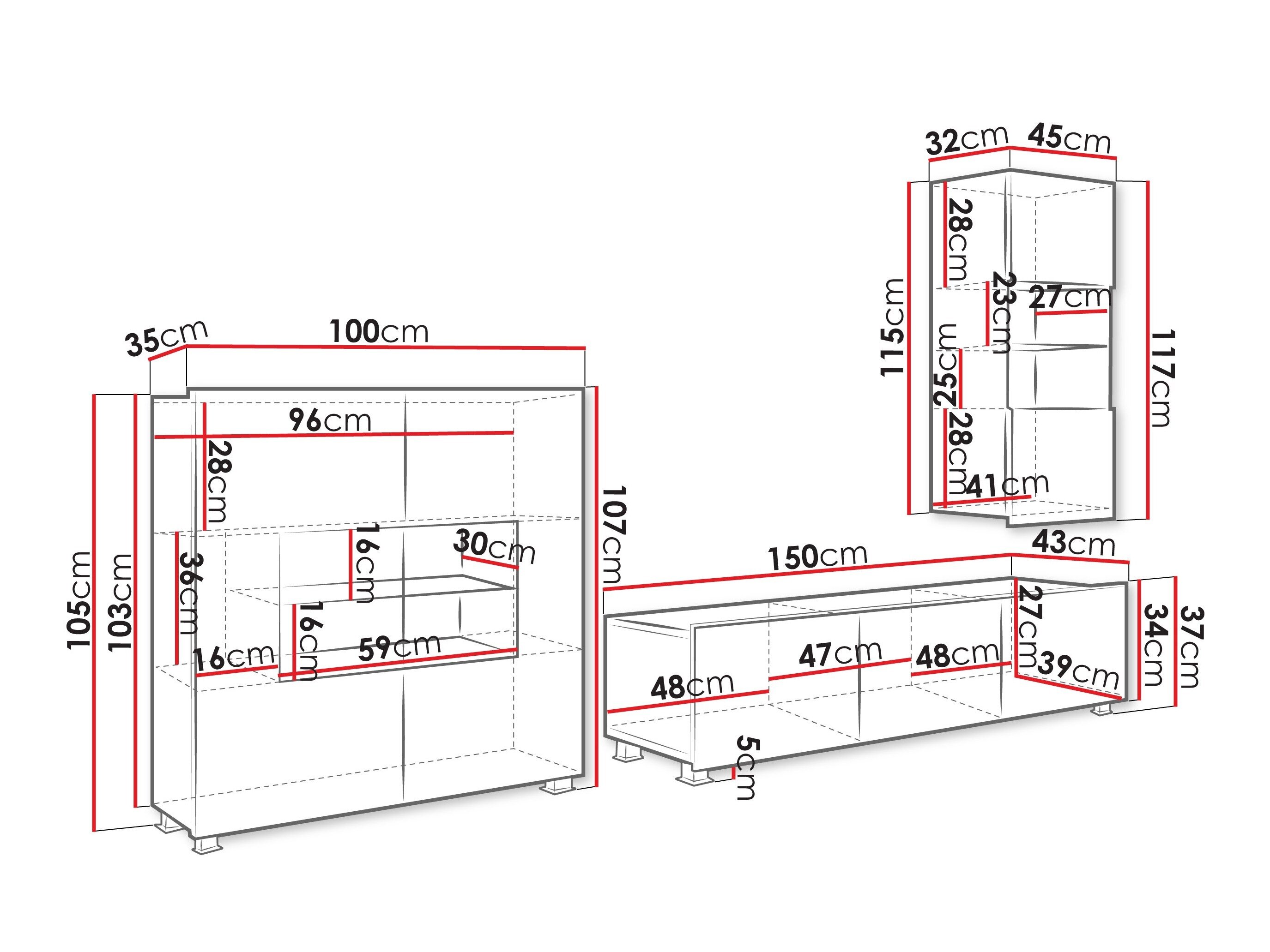 Stuemøbelsæt Remus VII (Kashmir)