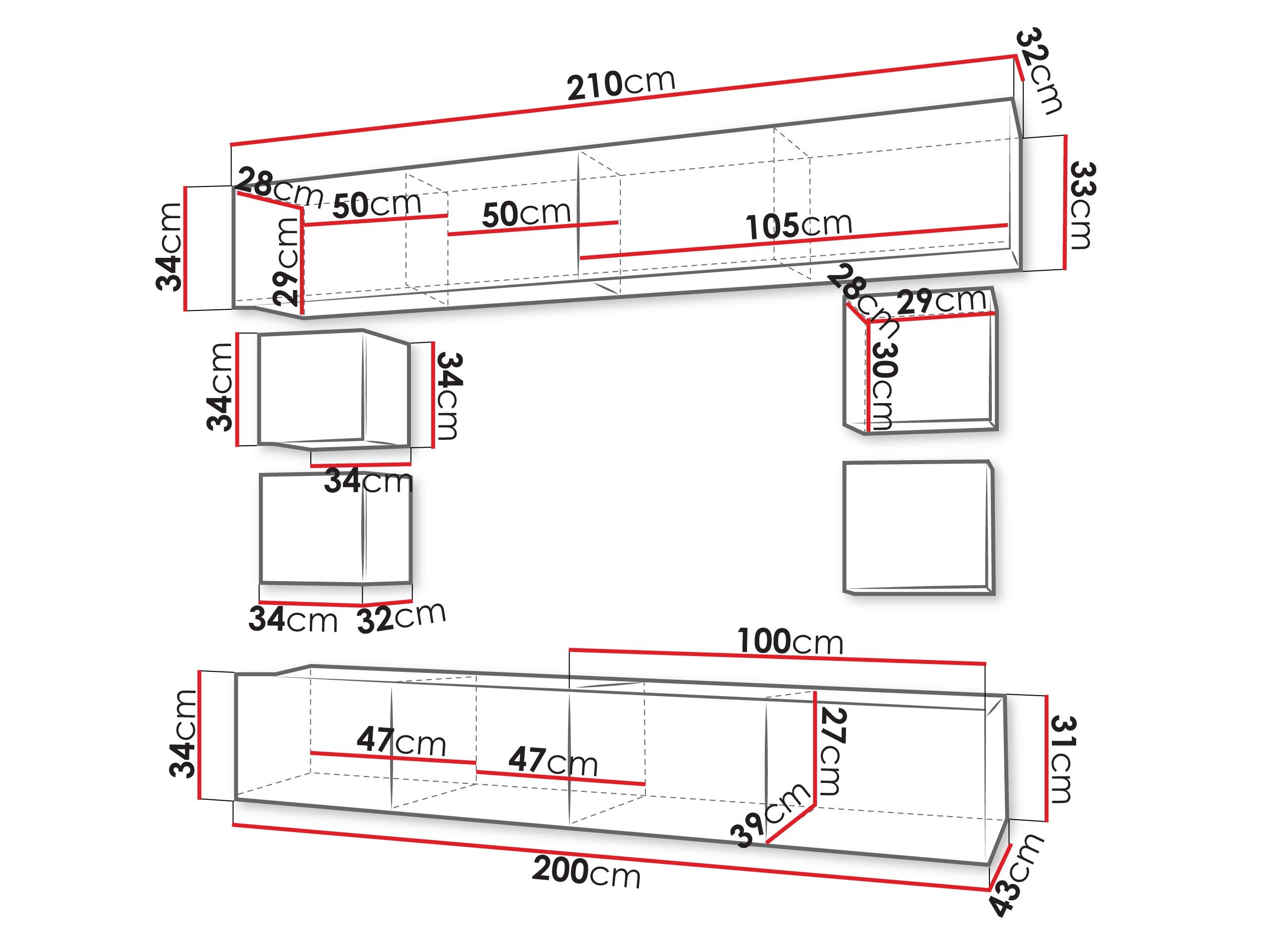 Stuemøbelsæt Remus XVI (Kashmir)