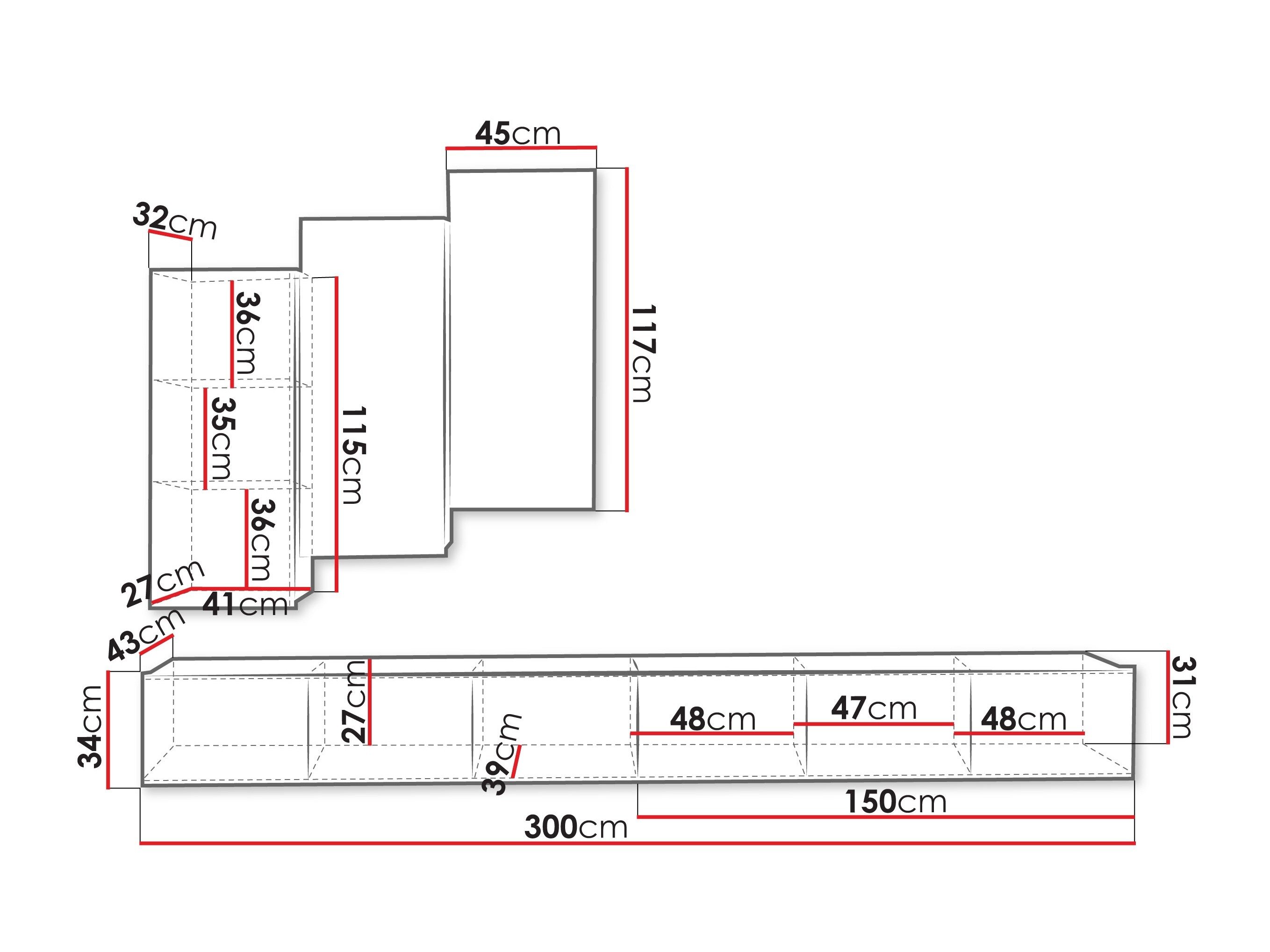Stuemøbelsæt Remus XX (Kashmir)