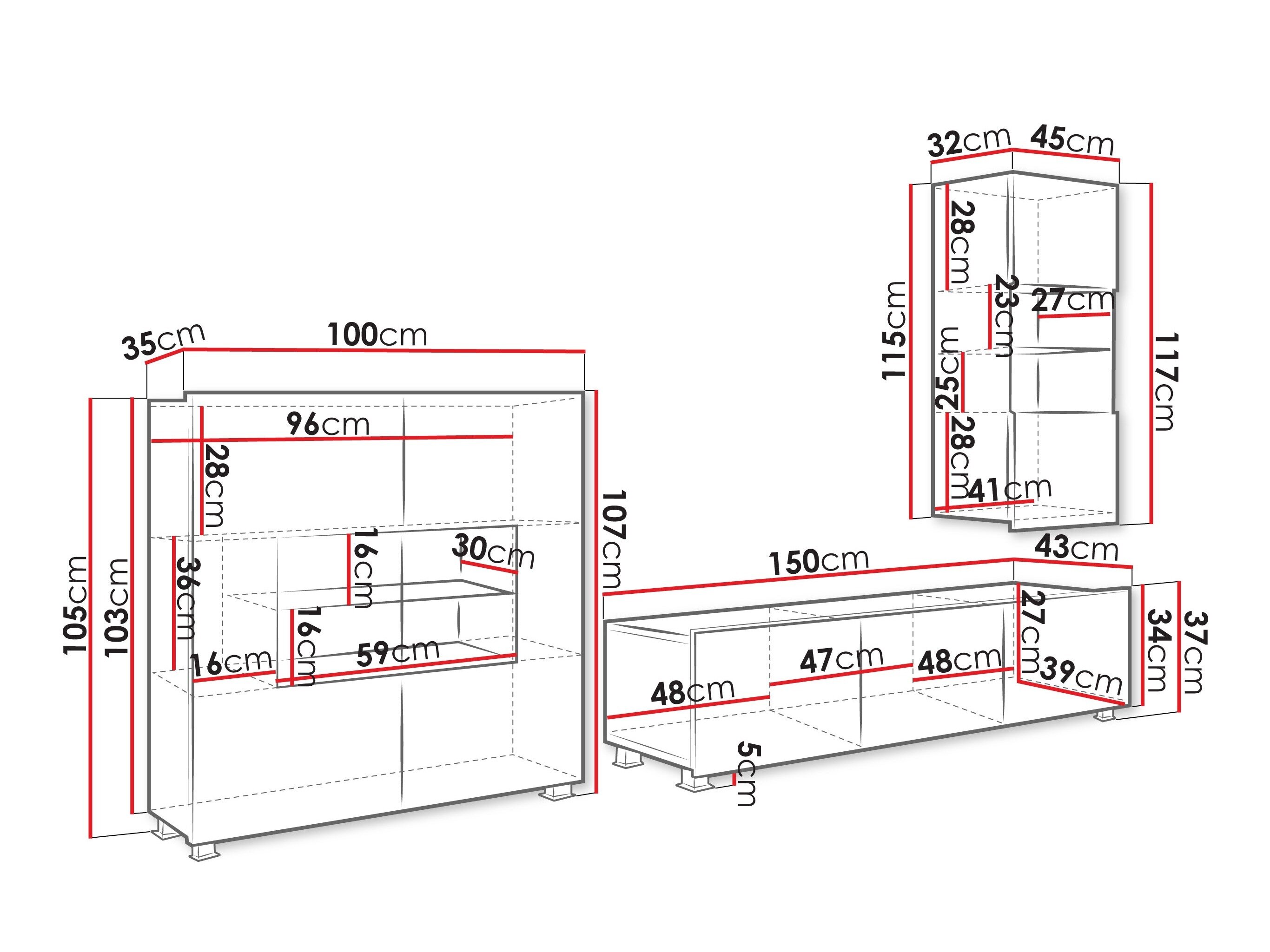 Stuemøbelsæt Tivdalu 111 (Kashmir)