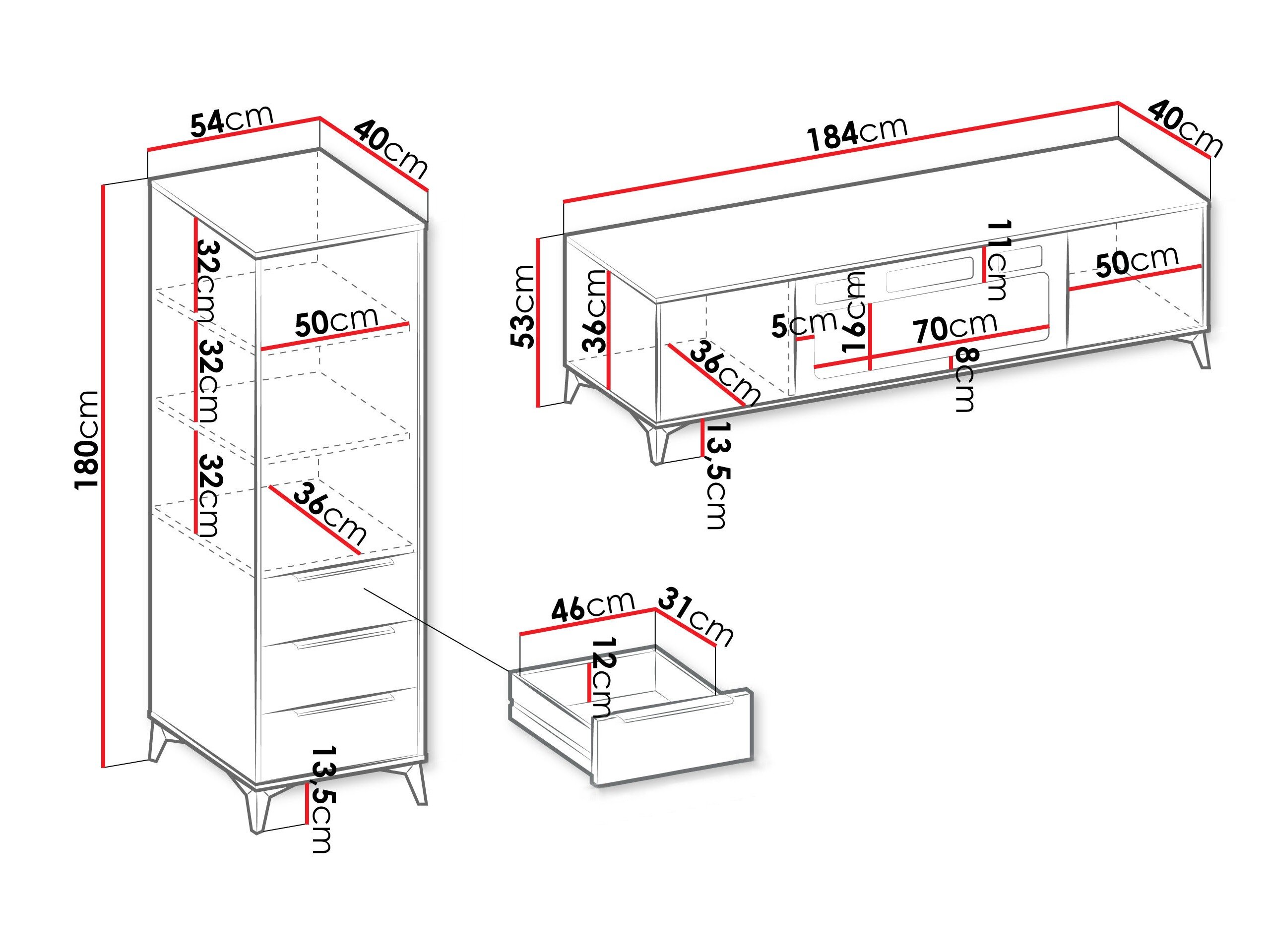 Stuemøbelsæt Comfivo Camlue 113