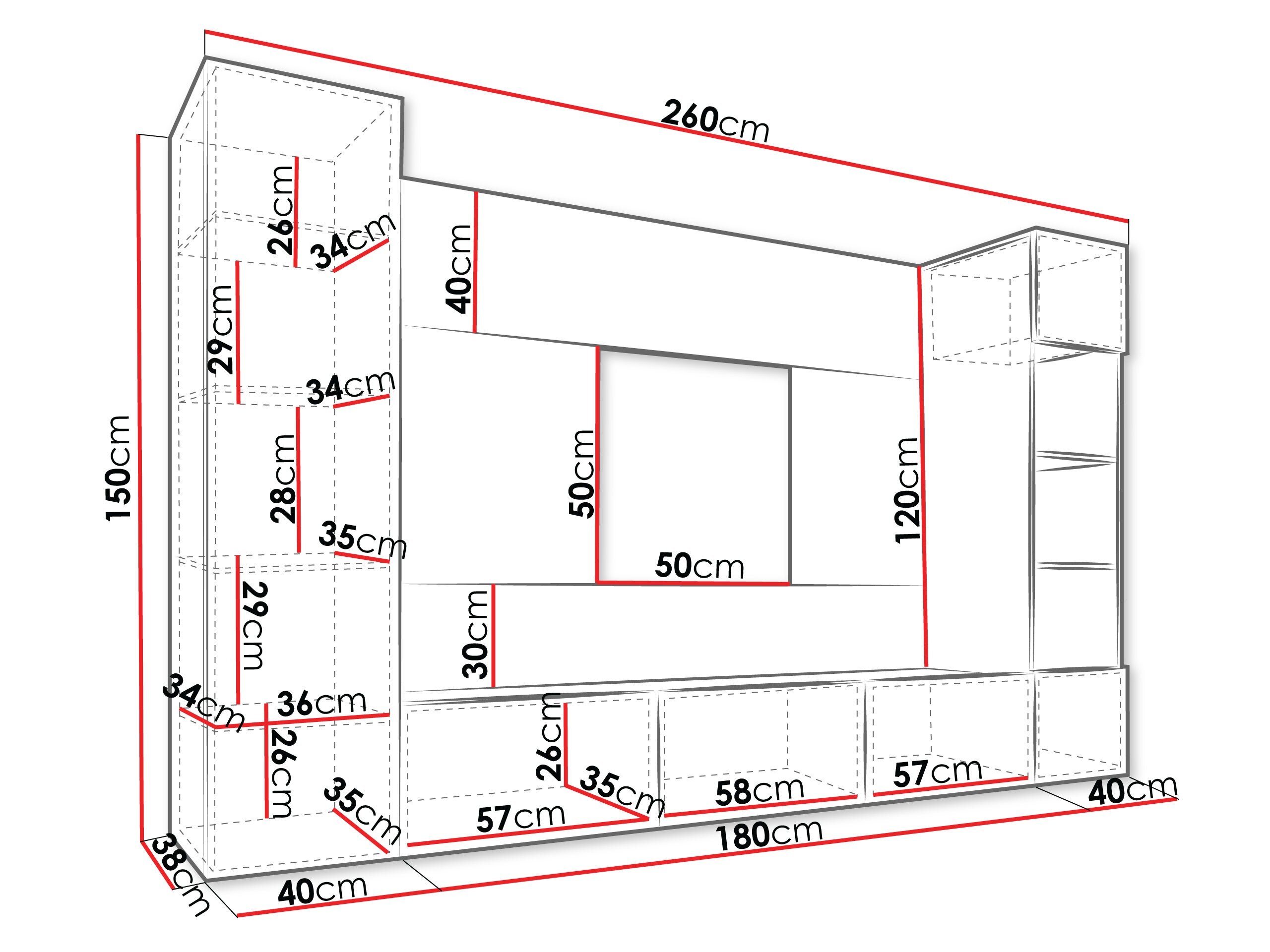 Stuemøbelsæt Comfivo Salix IV (Hvid + Hvid marmor)