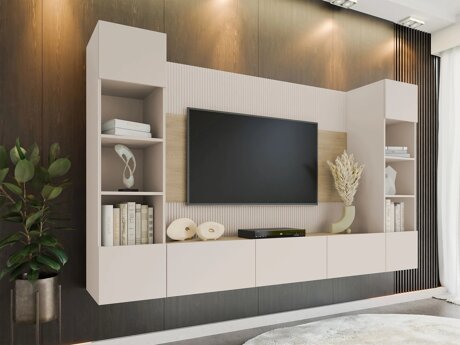 Woonkamerset Comfivo Salix I (Beige + Cremona eiken)