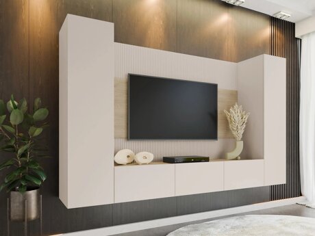 Woonkamerset Comfivo Salix V (Beige + Cremona eiken)