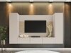 Woonkamerset Comfivo Salix V (Beige + Eiken)