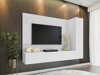 Woonkamerset Comfivo Salix VI (Wit + Wit marmer)