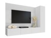 Woonkamerset Comfivo Salix VI (Wit + Wit marmer)