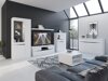 TV-bord Venlori 121 (Hvid + Grafit)