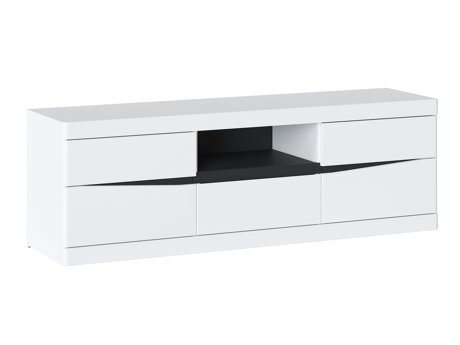 TV-meubel Venlori 121 (Wit + Grafiet)