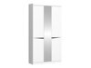 Garderobeskab Venlori 139 (Hvid + Grafit)